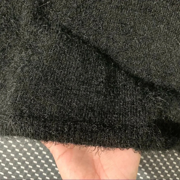 Ardene one shoulder knit black sweater dress Size M - Picture 6 of 6